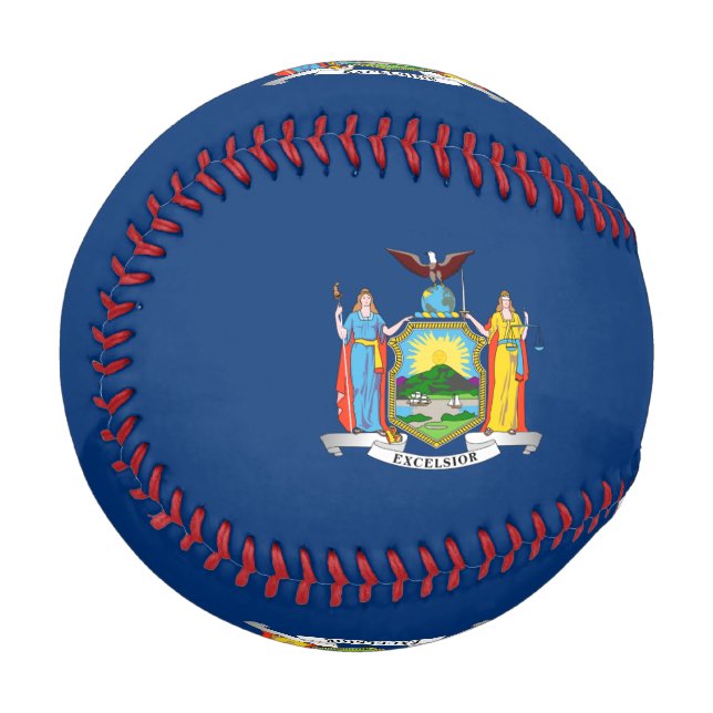 Pelota De Béisbol Béisbol del Estado de Nueva York (Anverso izquierdo)