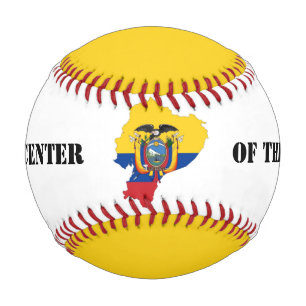 Pelota De Béisbol Béisbol ecuatoriano personalizado y colorido 