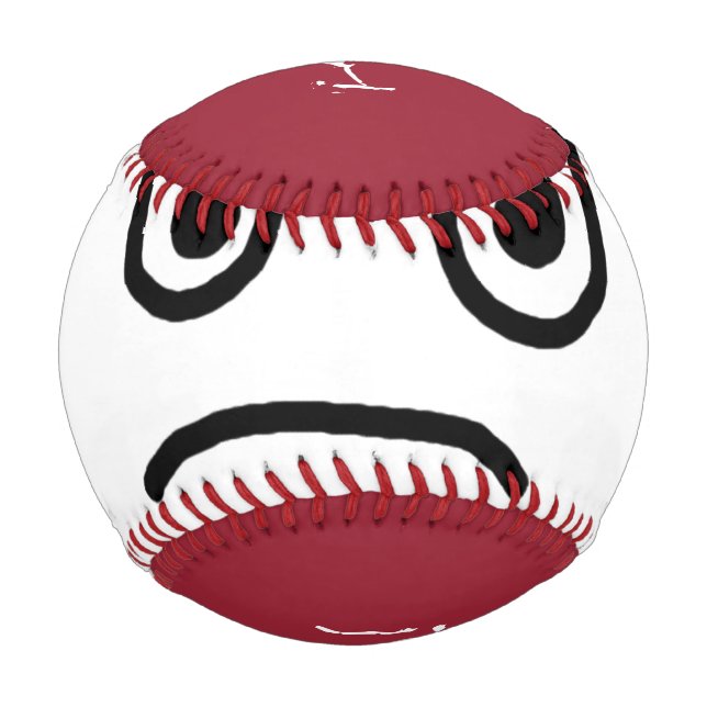 Pelota De Béisbol Béisbol enojado (Anverso)