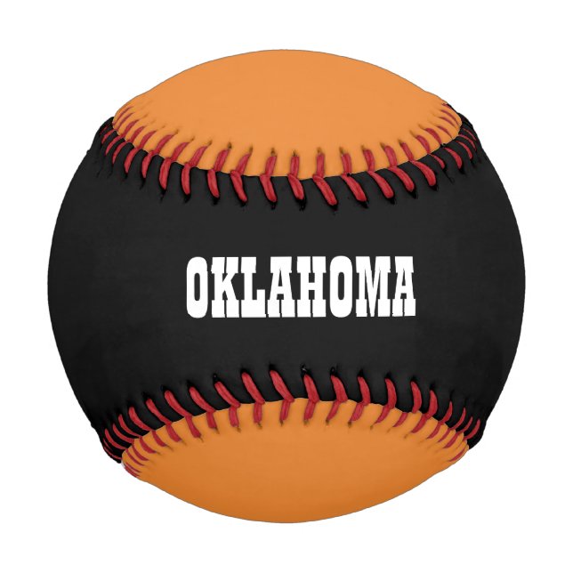 PELOTA DE BÉISBOL BÉISBOL ESTATAL DE OKLAHOMA (Anverso)