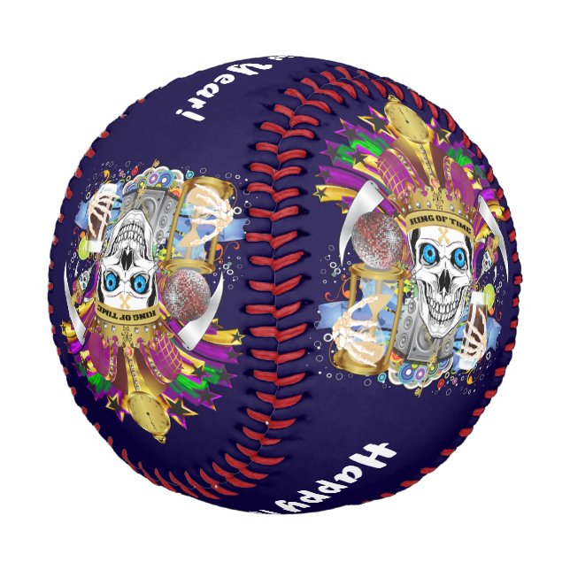 Pelota De Béisbol ¡Béisbol Feliz Año Nuevo! (Angular)