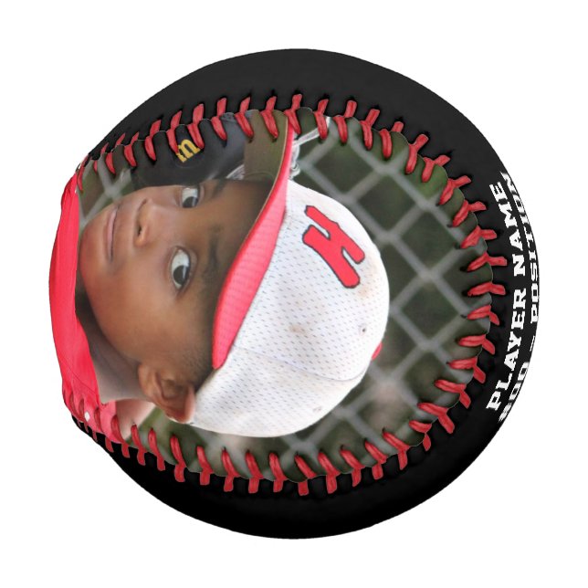 Pelota De Béisbol Béisbol fotográfico personalizado (Anverso derecho)