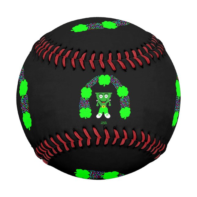 Pelota De Béisbol Béisbol Franken-Cheese de San Patricio (Anverso)