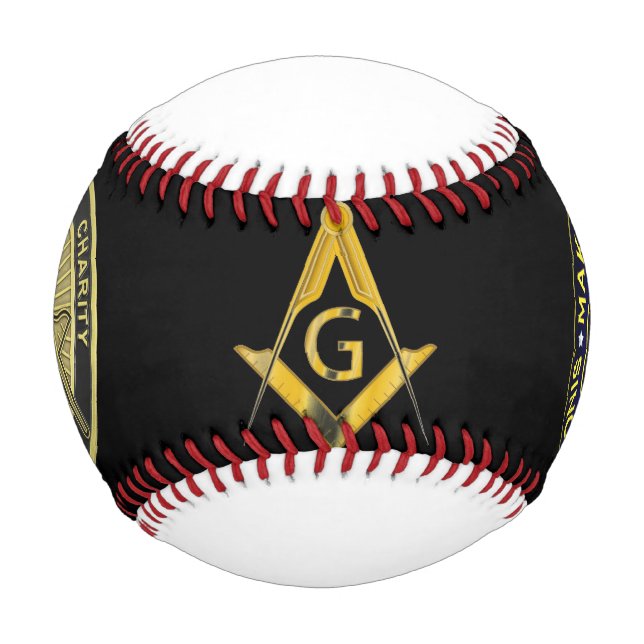 Pelota De Béisbol Béisbol Freemason (Anverso)