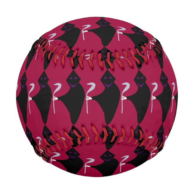 Pelota De Béisbol Béisbol Grim Reaper Halloween (Anverso)