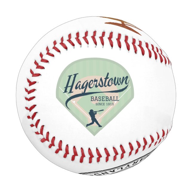 Pelota De Béisbol Béisbol Hagerstown desde 1915 (Anverso izquierdo)