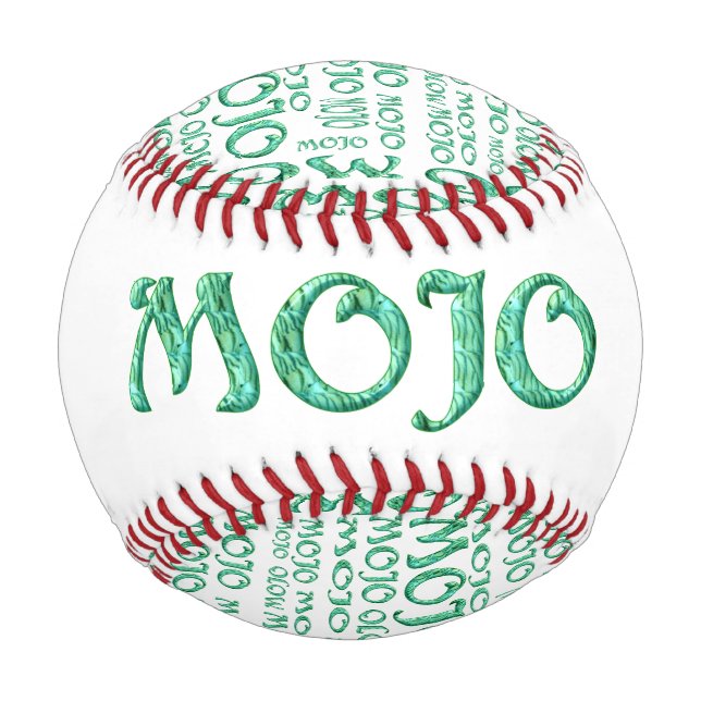 Pelota De Béisbol Béisbol mágico verde Mojo (Anverso)