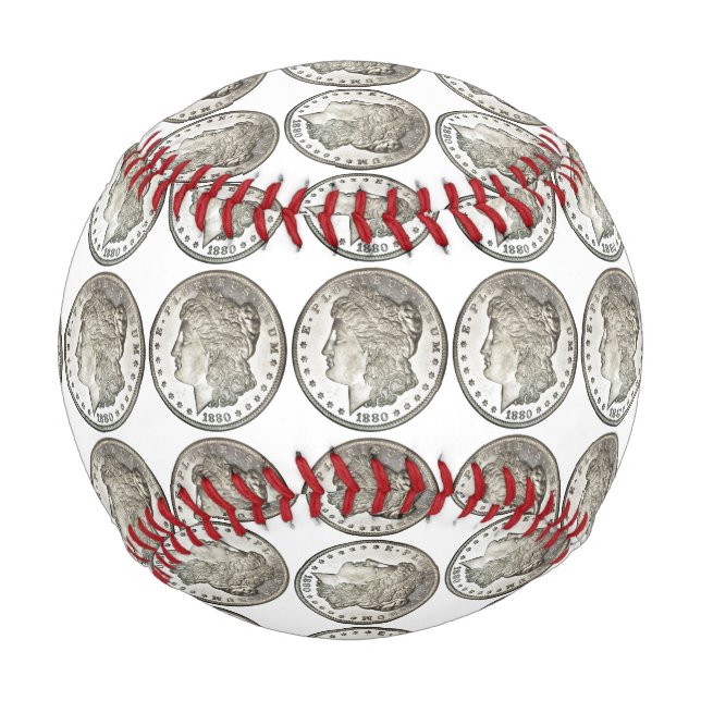 Pelota De Béisbol Béisbol Morgan Silver Dollar (Anverso)