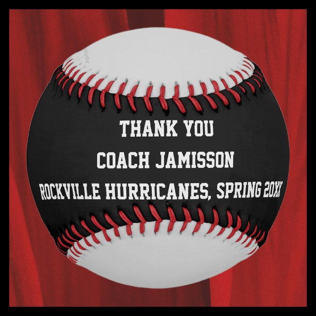 Pelota De Béisbol Béisbol negro y gris, entrenador de agradecimiento (Subido por el creador)