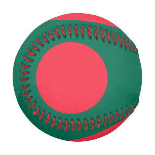 Pelota De Béisbol Béisbol patriótico con bandera de Bangladesh