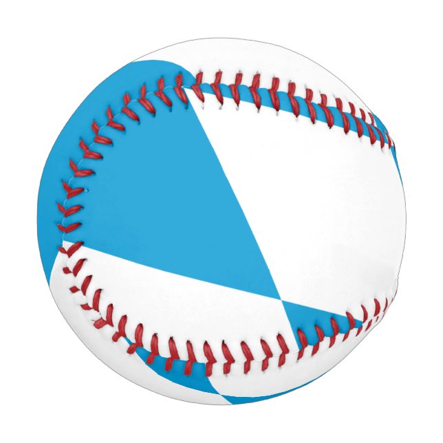 Pelota De Béisbol Béisbol patriótico con bandera de Baviera (Anverso izquierdo)