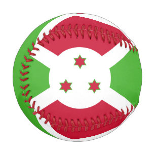 Pelota De Béisbol Béisbol patriótico con bandera de Burundi