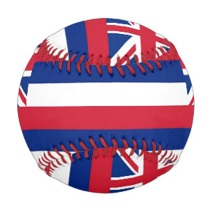 Pelota De Béisbol Béisbol patriótico con bandera de Hawaii, Estados