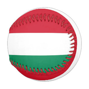 Pelota De Béisbol Béisbol patriótico con bandera de Hungría