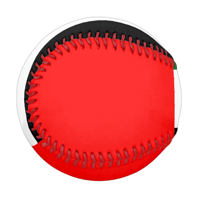 Pelota De Béisbol Béisbol patriótico con bandera de los EAU (Anverso izquierdo)