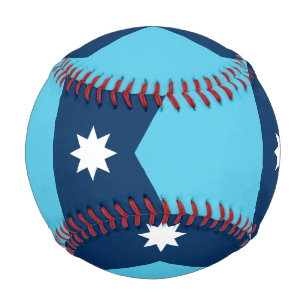 Pelota De Béisbol Béisbol patriótico con bandera de Minnesota