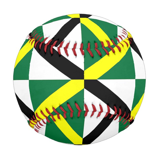 Pelota De Béisbol Béisbol patriótico con bandera de Monterey, Estado (Anverso)