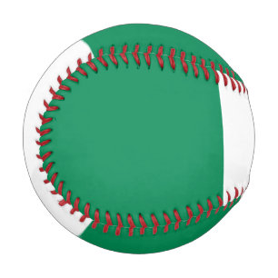 Pelota De Béisbol Béisbol patriótico con bandera de Nigeria