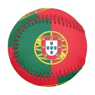Pelota De Béisbol Béisbol patriótico con bandera de Portugal