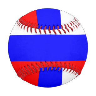Pelota De Béisbol Béisbol patriótico con bandera de Rusia