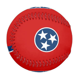 Pelota De Béisbol Béisbol patriótico con bandera de Tennessee