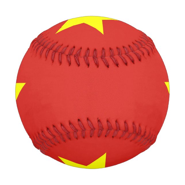 Pelota De Béisbol Béisbol patriótico con bandera de Vietnam (Reverso)
