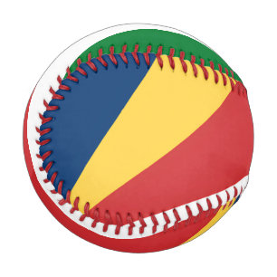 Pelota De Béisbol Béisbol patriótico con colores de Seychelles