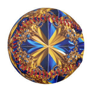 Pelota De Béisbol Béisbol patriótico con Colores suecos
