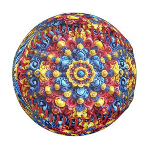 Pelota De Béisbol Béisbol patriótico con diseño de colores rumanos