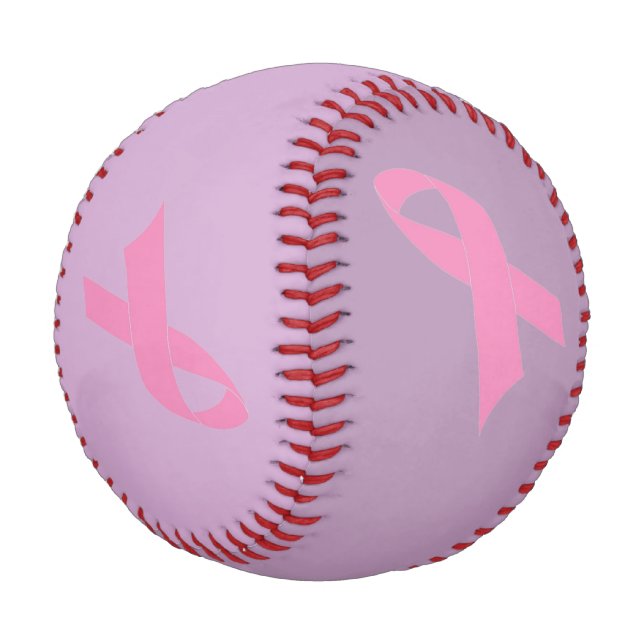 Pelota De Béisbol Béisbol Personalizado Cinta Rosa (Angular)