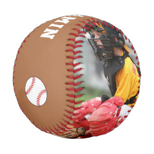 Pelota De Béisbol Béisbol personalizado con nombre número foto niños