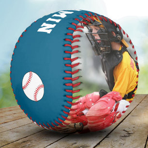 Pelota De Béisbol Béisbol personalizado con nombre número foto niños