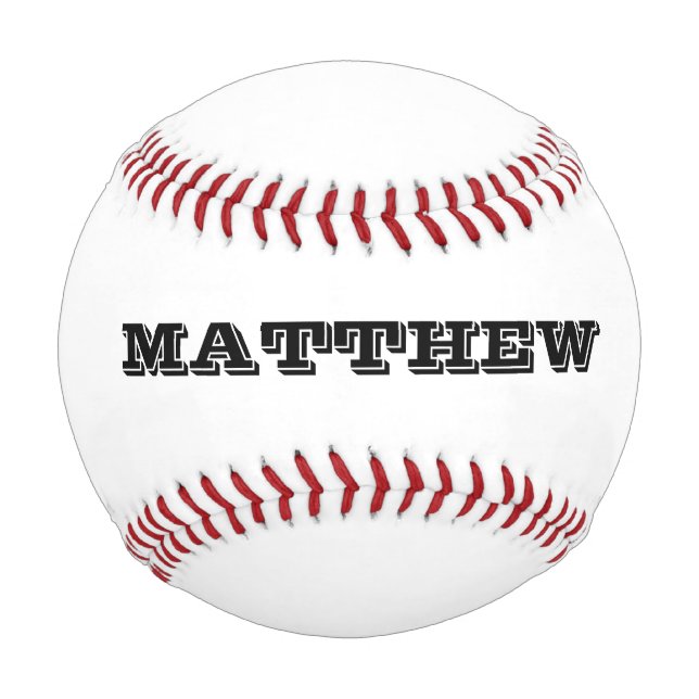 Pelota De Béisbol béisbol personalizado con nombre o lema personaliz (Anverso)