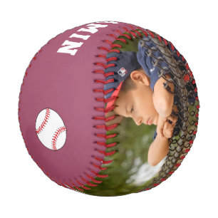 Pelota De Béisbol Béisbol Personalizado para Niños Nombre Número Fot