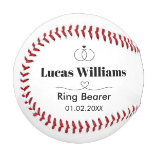 Pelota De Béisbol Béisbol Personalizado ¿Serás Mi Portador De Anillo