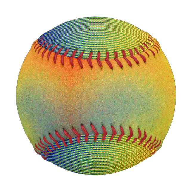 Pelota De Béisbol Béisbol psicodélico (Anverso)