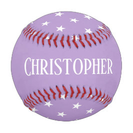 Pelota De Béisbol Béisbol Purple Stars