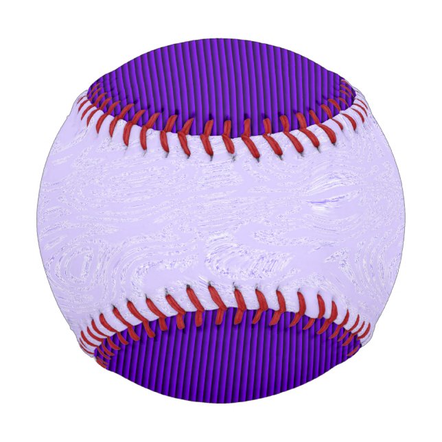 Pelota De Béisbol Béisbol púrpura de dos tonos (Anverso)