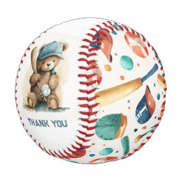Pelota De Béisbol Béisbol Teddy Bear Sport Baby Shower Favor