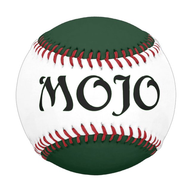 Pelota De Béisbol Béisbol verde Mojo (Anverso)