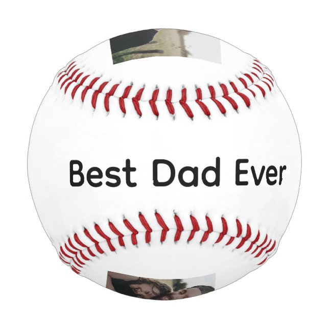 Pelota De Béisbol Best Dad Ever (Anverso)