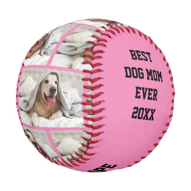 Pelota De Béisbol BEST DOG MOM EVALUADO Béisbol (Angular)