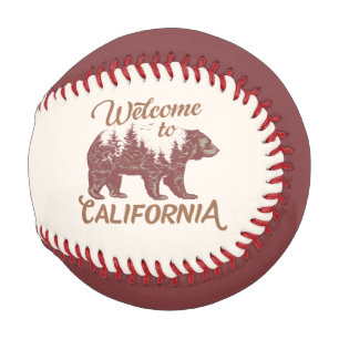 Pelota De Béisbol Bienvenidos a California Bear