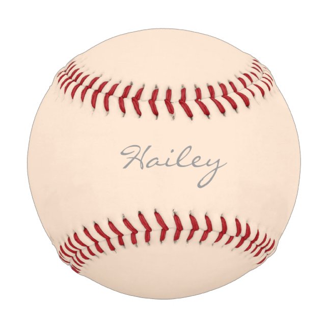 Pelota De Béisbol Bisca ligera personalizada (Anverso)
