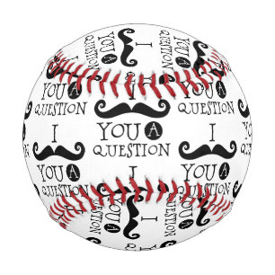 Pelota De Béisbol Black I bigote una pregunta