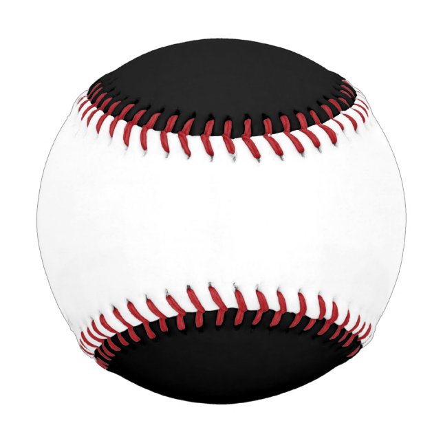 Pelota De Béisbol Blanco y negro (Anverso)
