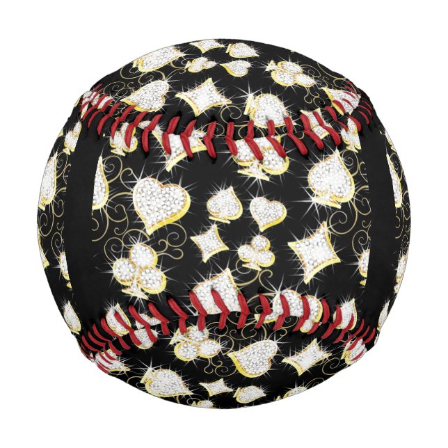 PELOTA DE BÉISBOL BLING (Anverso)