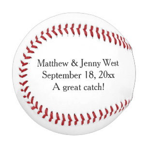 Pelota De Béisbol Boda personalizado Groomsmen Ring Bearer