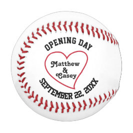 Pelota De Béisbol Boda personalizado Groomsmen Ring Bearer Favor