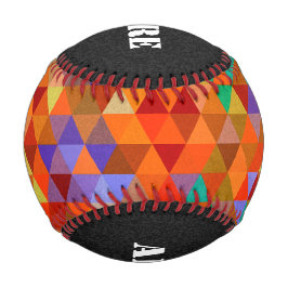 Pelota De Béisbol Bonito Triangle grunge patrón I + tus ideas